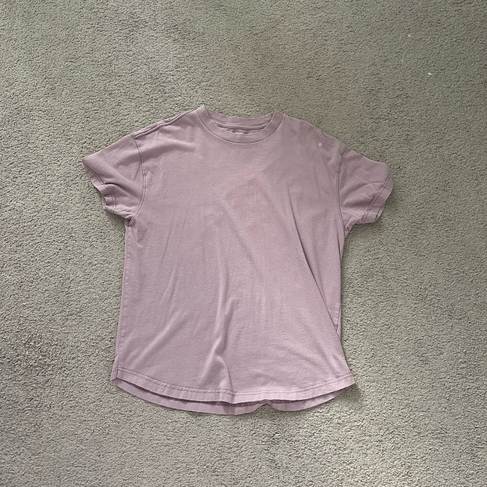 Abercrombie & Fitch Soft Essentials Tee in Lavender